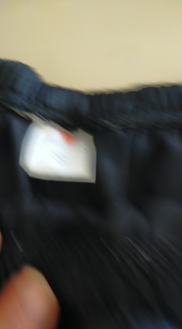 Saten Görünümlü Siyah Hamile Mini Şort - Görsel 5