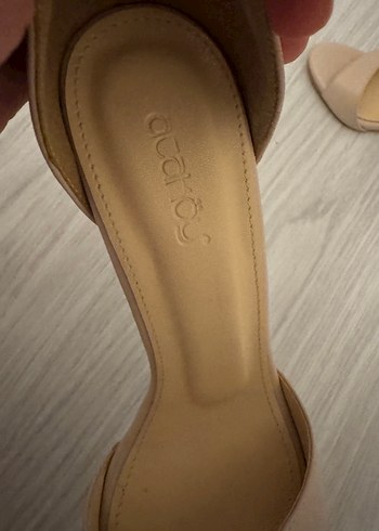Diğer Bej Stiletto Topuklu Kadın Abiye Ayakkabı