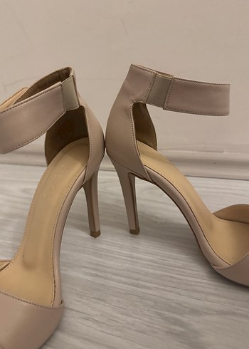 38 Beden ten rengi Renk Bej Stiletto Topuklu Kadın Abiye Ayakkabı