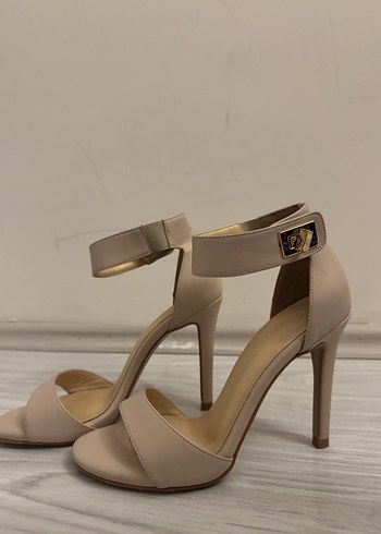 38 Beden Bej Stiletto Topuklu Kadın Abiye Ayakkabı