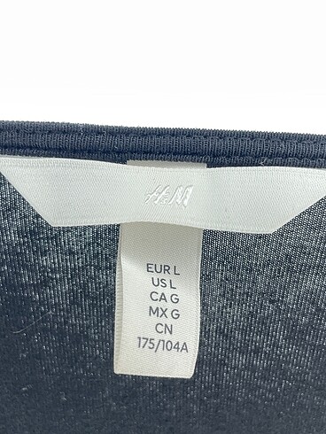 l Beden siyah Renk H&M Bluz %70 İndirimli.