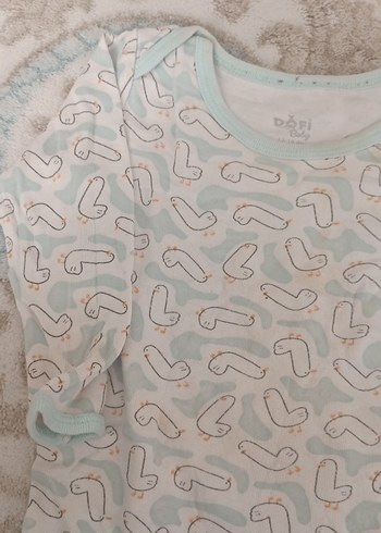 Uzun Kollu Pamuklu Bebek Body - Görsel 4