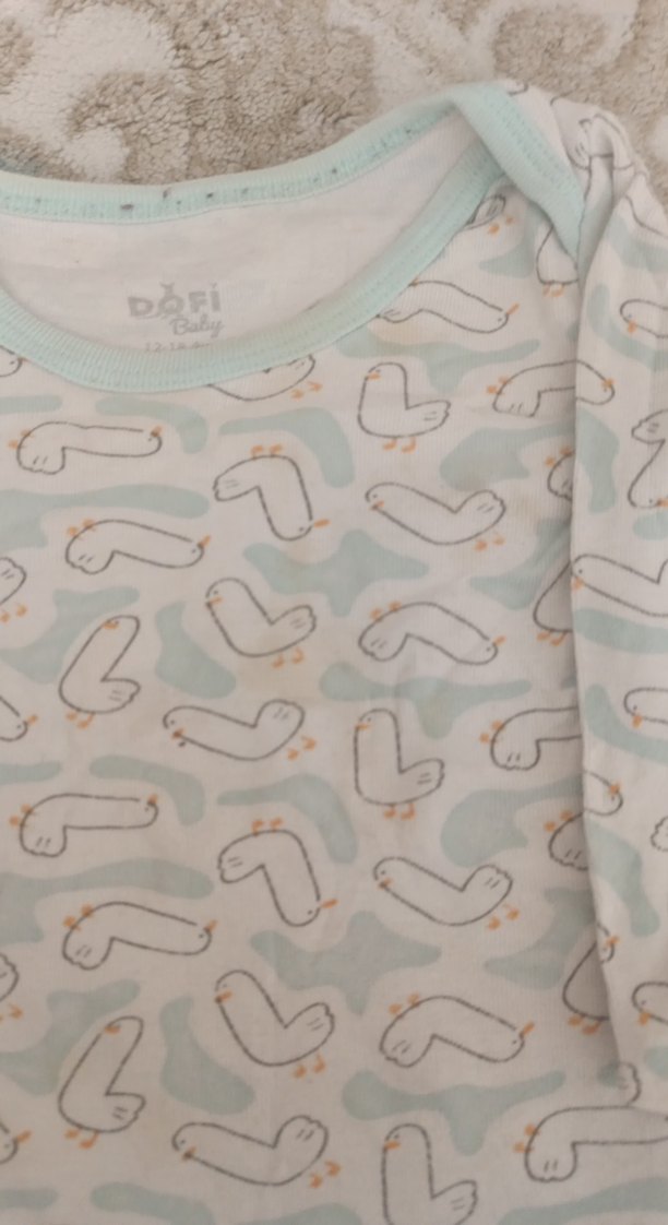 Uzun Kollu Pamuklu Bebek Body - Görsel 5