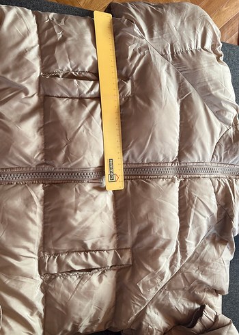 xs Beden ten rengi Renk Trendyolmilla Oversize Bej Şişme Mont