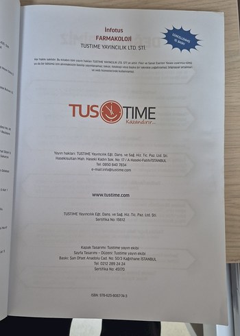 Infotus Farmakoloji TUS Hazırlık Kitabı - Görsel 5