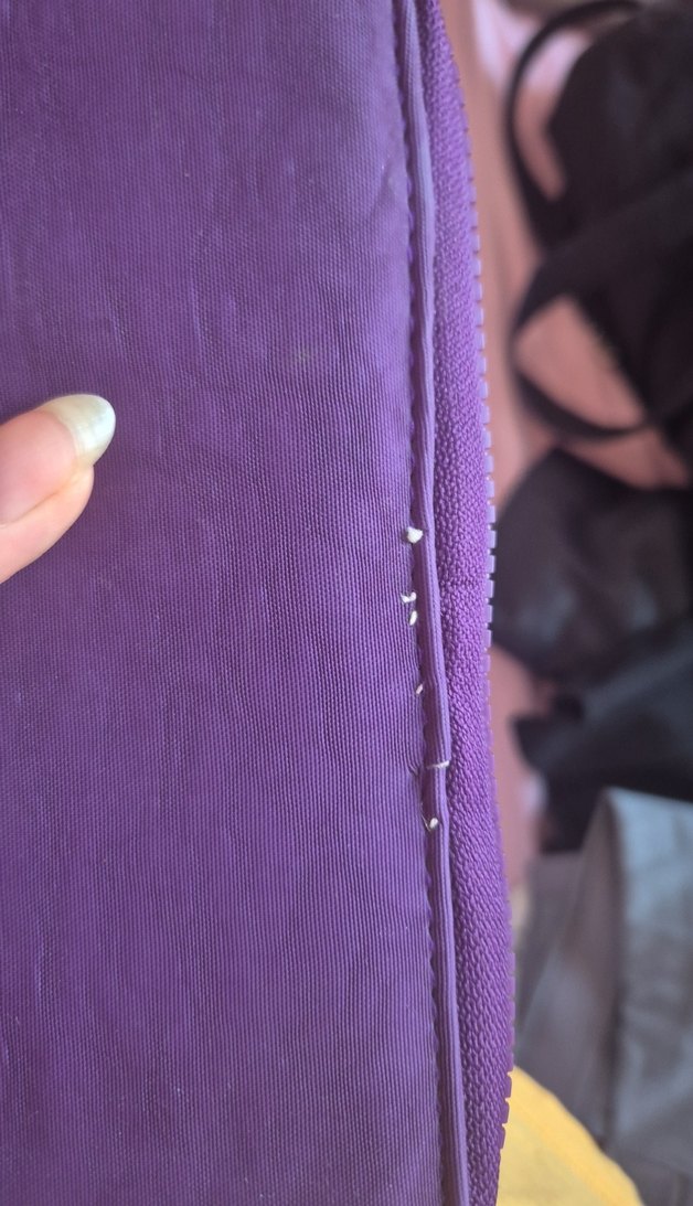 Mor Fermuarlı Kadın Cüzdanı - Görsel 4