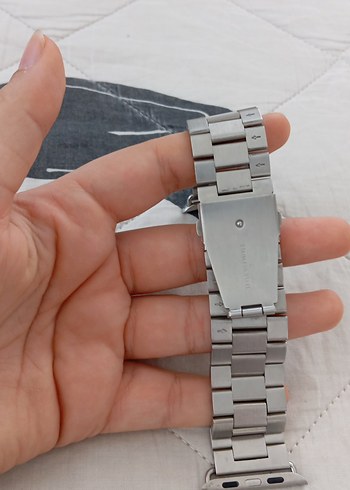 Apple watch saat kordonu erkek stain stells paslanmaz çelik - Görsel 5