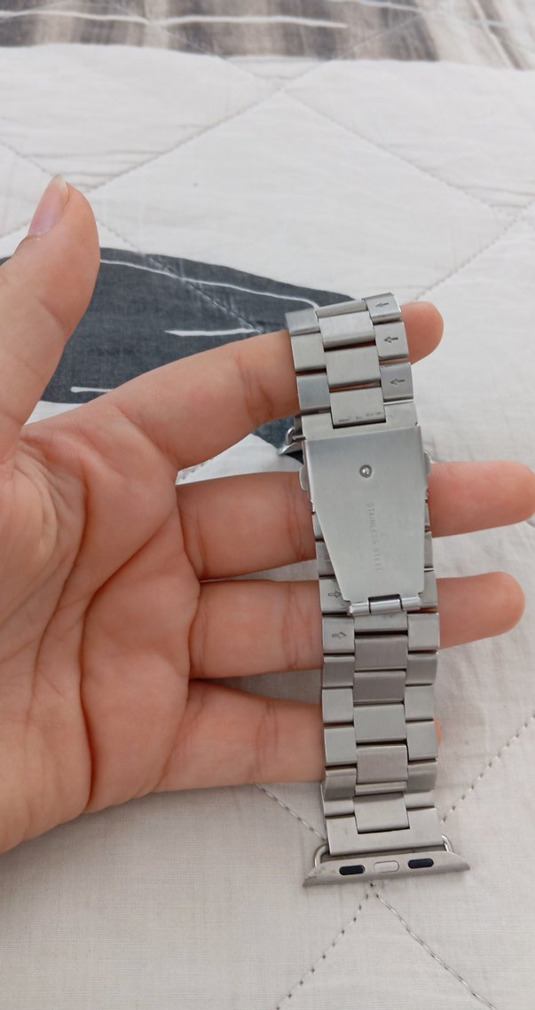 Apple watch saat kordonu erkek stain stells paslanmaz çelik - Görsel 5