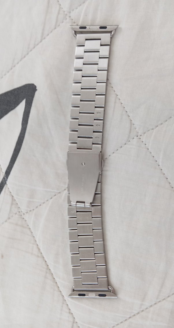 Apple watch saat kordonu erkek stain stells paslanmaz çelik - Görsel 3