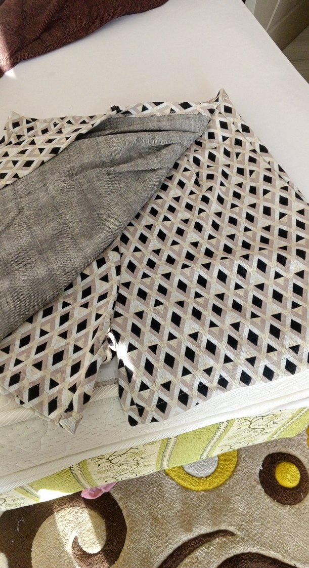 Düğmeli Bohem V Yaka Gri Kadın Yelek şortlu etek takımı L beden - Görsel 5