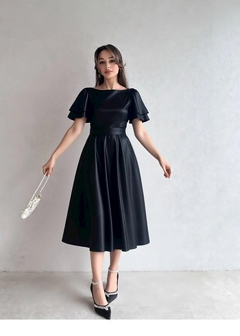 saten elbise arvenmoda ürünü Yeni ürün