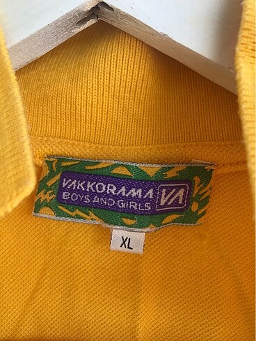 xs Beden sarı Renk VAKKORAMA XS Crop (Kısa) Bluz