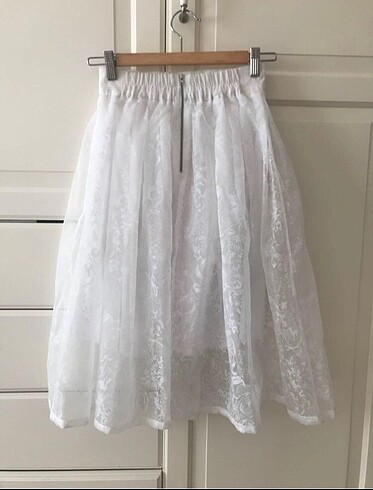 xs Beden beyaz Renk Şık Beyaz Etek XSMALL