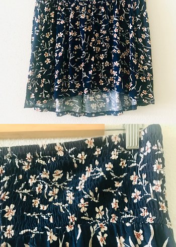 2 Adet Çiçek Desenli Etek/HİÇ GİYİLMEDİ - Görsel 4