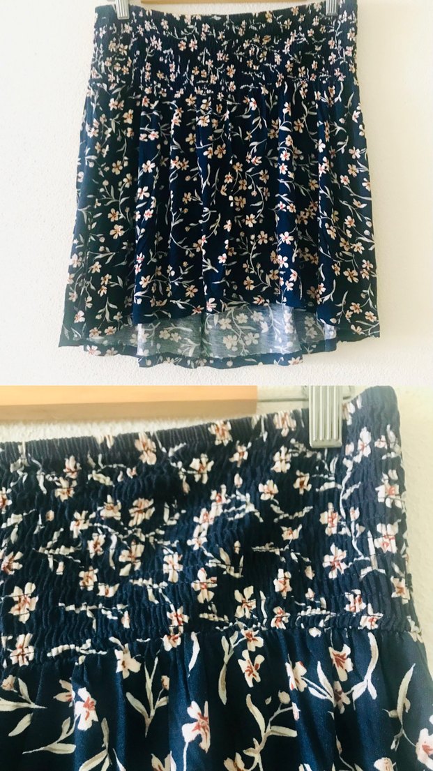 2 Adet Çiçek Desenli Etek/HİÇ GİYİLMEDİ - Görsel 4