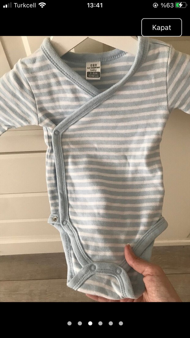 Lc Waikiki 3 Aylık Bebek Body - Görsel 4