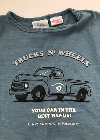 Zara 9-12 aylık Uzun Kollu Tshirt - Görsel 3