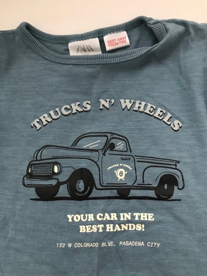 Zara 9-12 aylık Uzun Kollu Tshirt - Görsel 3