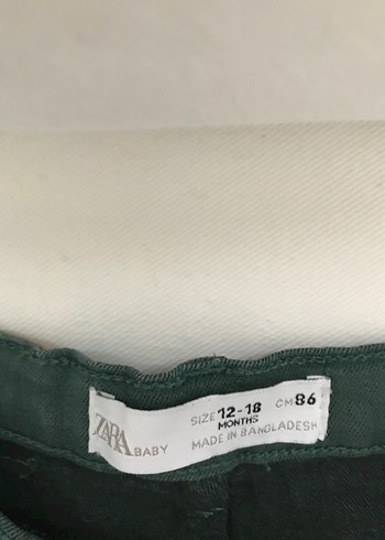 Zara 12-18 aylık Kot Pantolon - Görsel 4