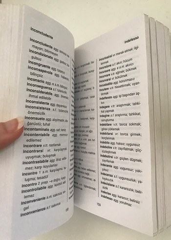 İtalyanca-Türkçe Türkçe-İtalyanca Sözlük - Görsel 7