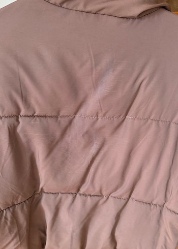 Düğmeli Kahverengi Kadın Kışlık Mont - Görsel 3