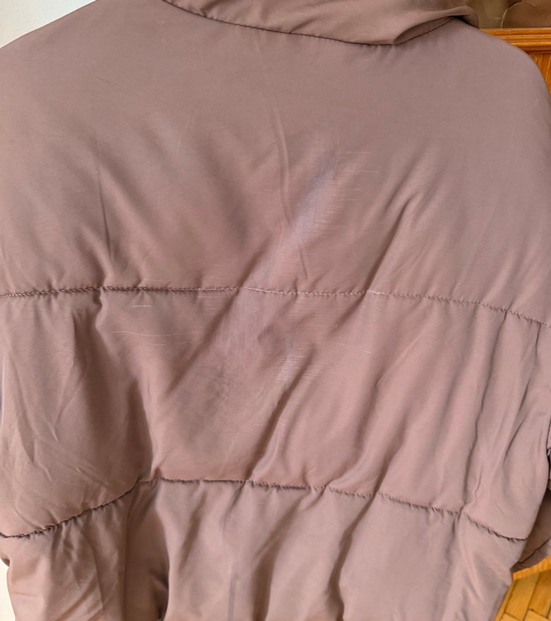 Düğmeli Kahverengi Kadın Kışlık Mont - Görsel 3