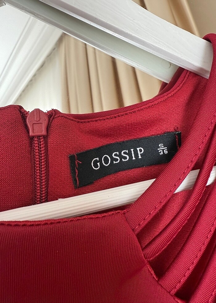 Kırmızı Mezuniyet Elbisesi - Görsel 3