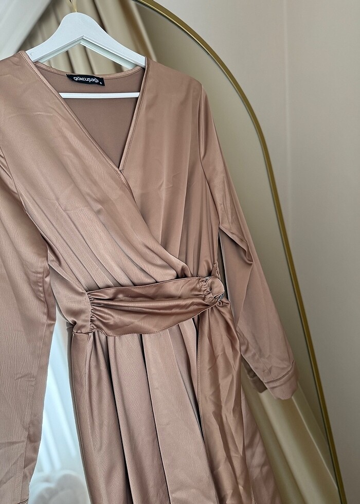 Saten Şık Özel Gün Elbisesi - Görsel 2