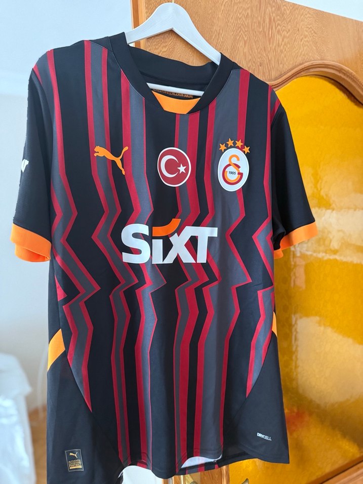 Galatasaray Siyah Kısa Kollu Futbol Forması - Görsel 2