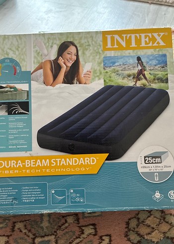 Intex lacivert tek kisilik yatak