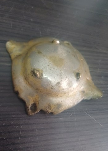 Pirinç malzeme Desenli Klasik Küllük Antika - Görsel 2