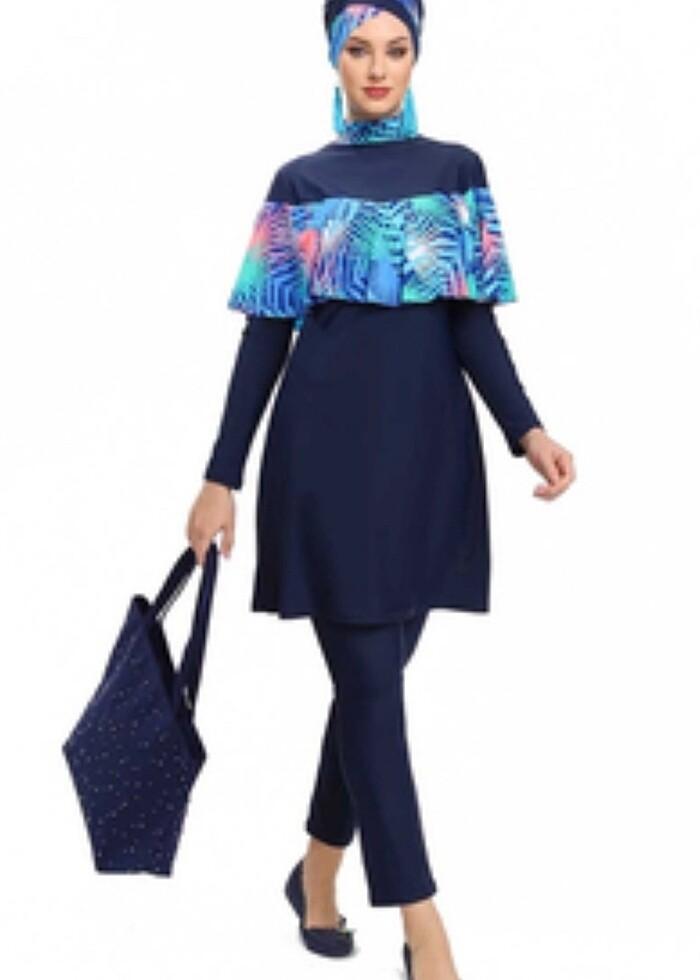 Tam kapalı tesettür mayo - Görsel 2