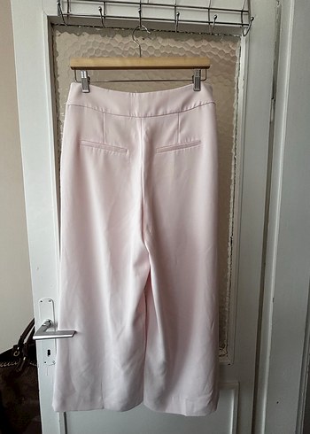 40 Beden H&M Kadın Pudra Midi Kumaş Pantolon