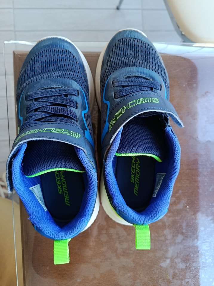 Skechers Erkek Çocuk Mavi Spor Ayakkabı - Görsel 4