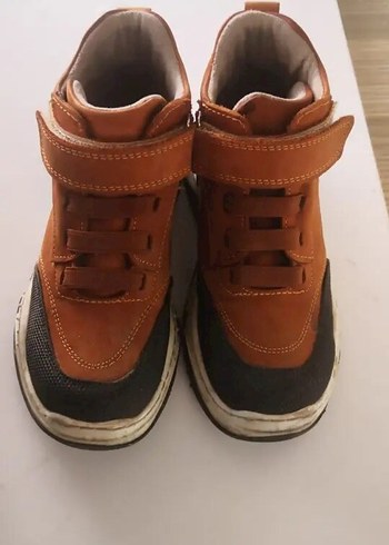 Erkek Çocuk içi polarlı Kahverengi Spor Botlar - Görsel 3