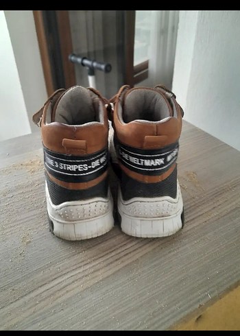 Erkek Çocuk içi polarlı Kahverengi Spor Botlar - Görsel 4