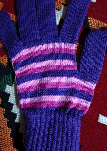 Renkli çizgili elviden - Görsel 3