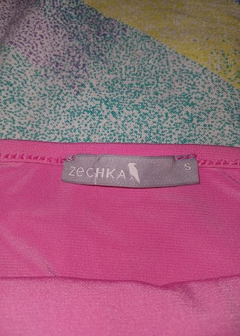 Pembe Straplez crop - Görsel 4