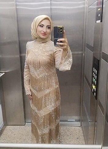 Diğer Simli abiye elbise