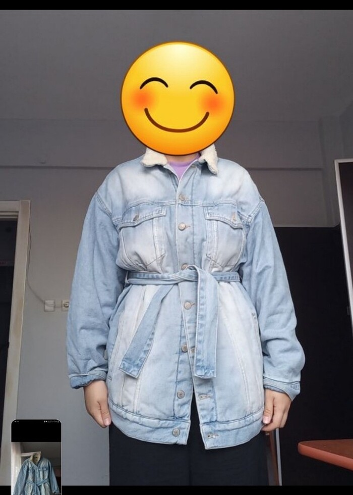 Trendyolmilla kot ceket mont. - Görsel 3