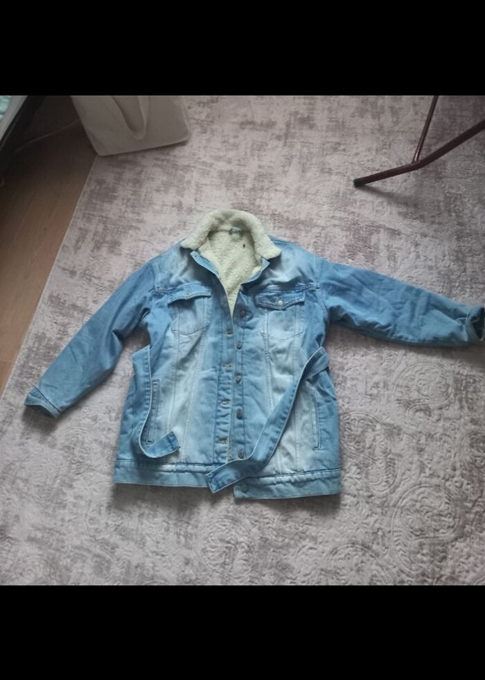 Trendyolmilla kot ceket mont. - Görsel 4