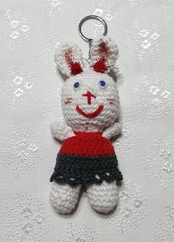 tavşan anahtarlık 