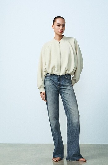 Zara pelüş bomber ceket