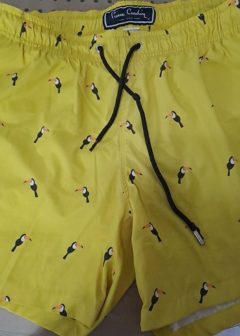 Sarı Mini Desenli Erkek Mayo - Görsel 3