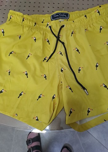 Sarı Mini Desenli Erkek Mayo - Görsel 2