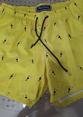 Sarı Mini Desenli Erkek Mayo - Görsel 5