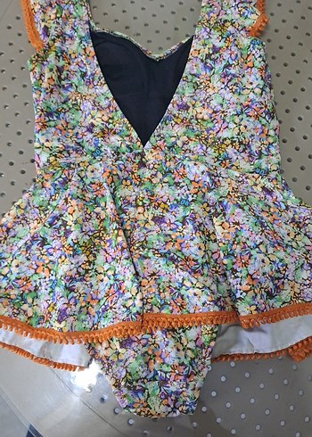 Renkli Volanlı Mini Bohem Kadın Mayo - Görsel 5