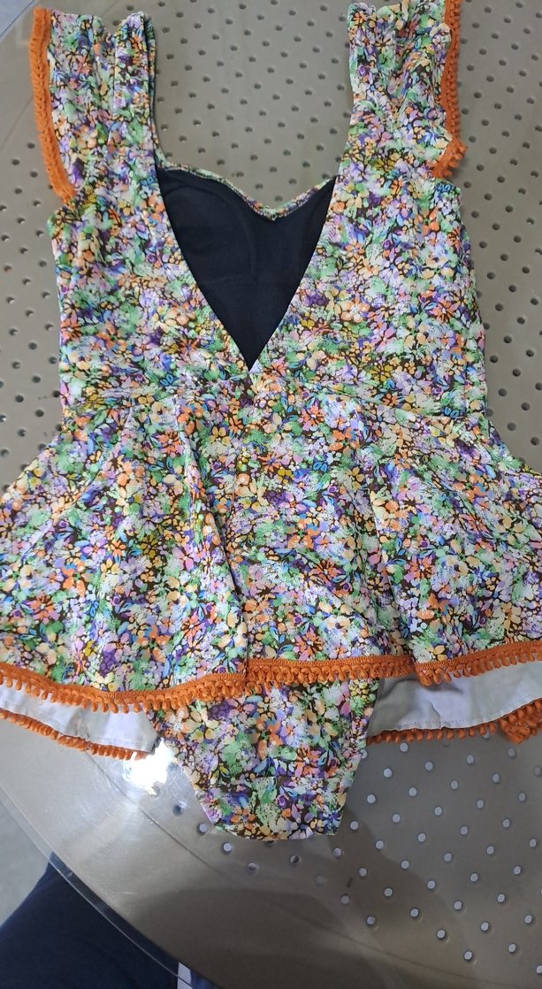 Renkli Volanlı Mini Bohem Kadın Mayo - Görsel 5