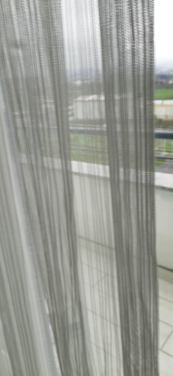 Beyaz Modern Tül Perde - Görsel 4