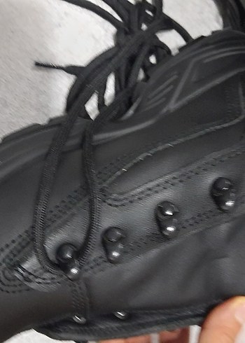 YDS Siyah Bağcıklı Erkek Kauçuk Bot - Görsel 6